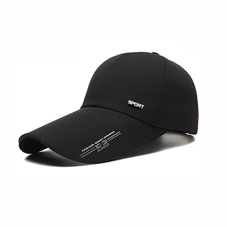 Wholesale Latest Design Long Brim Baseball Cap , Outdoor Youth Running Hat Lightweight from china suppliers