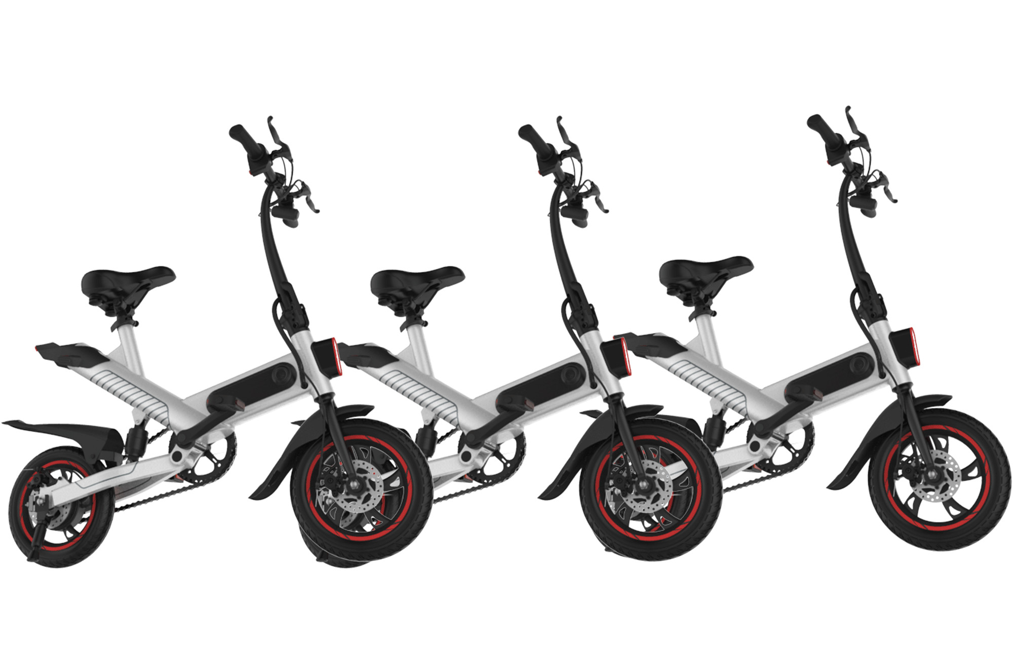 Buy cheap Professional Aluminum Folding Electric Bike Simple And Fashionable Design from wholesalers