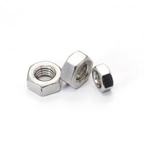 Wholesale M10 Stainless Steel Hex Lock Nut , Mild Steel Nuts Half / Full Thread from china suppliers