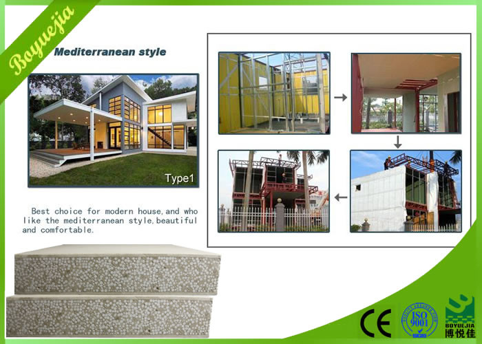 Wholesale Precast Concrete Sandwich Panels , EPS Structural Insulated Roof Panels for Apartment from china suppliers