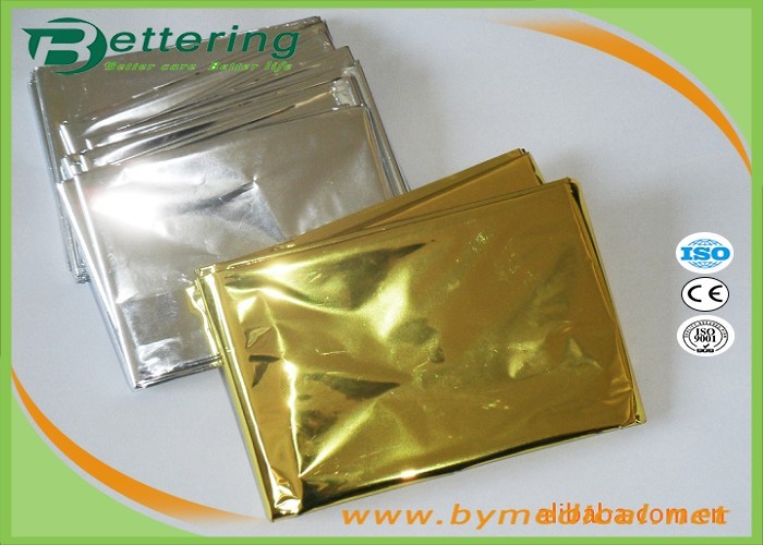Wholesale Medical First Aid Waterproof Emergency Survival Rescue Space Foil Thermal Mylar Blanket Golden/Silver colour from china suppliers