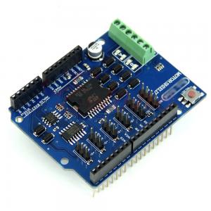 Wholesale New L298P Shield R3 for Arduino UNO 2560 DC Motor Driver Module 2A H-Bridge 2 way from china suppliers