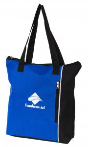 Wholesale promotional shopping tote bags with one color logo printed-HAS14061 from china suppliers