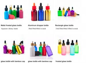 Wholesale 1oz 50ml Cosmetic Glass Bottles With Glass Pipette For Essential Oil  OEM from china suppliers