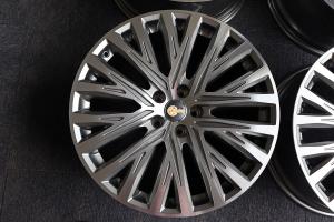 Wholesale ET37 22 Inch Polished Aluminum Rims , Grey Cast Rim For Audi A8 from china suppliers