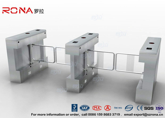 Wholesale Automatic Pedestrian Swing Gate RFID Card Reader Infrared Sensor Security Turnstile from china suppliers