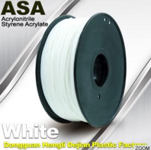 Wholesale White ASA Filament / Anti Ultraviolet 1.75mm Filament For 3D Printer from china suppliers