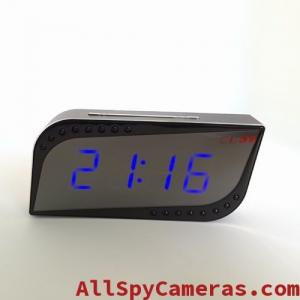Wholesale HD 720P IR Night vision WIFI Alarm Spy clock Camera For Andrond and IOS from china suppliers