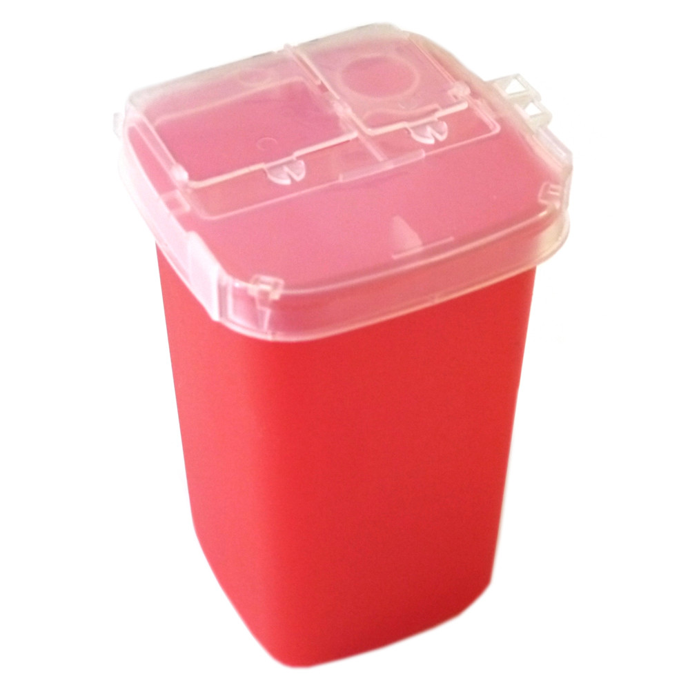 Wholesale Disposable Sharps Container Syringe needle container box T1C from china suppliers