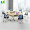 Buy cheap Ebunge School Furniture Wooden Stackable Office Conference Folding Tables from wholesalers
