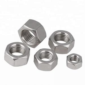 Wholesale Auto Parts Stainless Steel Hex Nuts Passivated Fine Thread Zinc Plated Finish from china suppliers