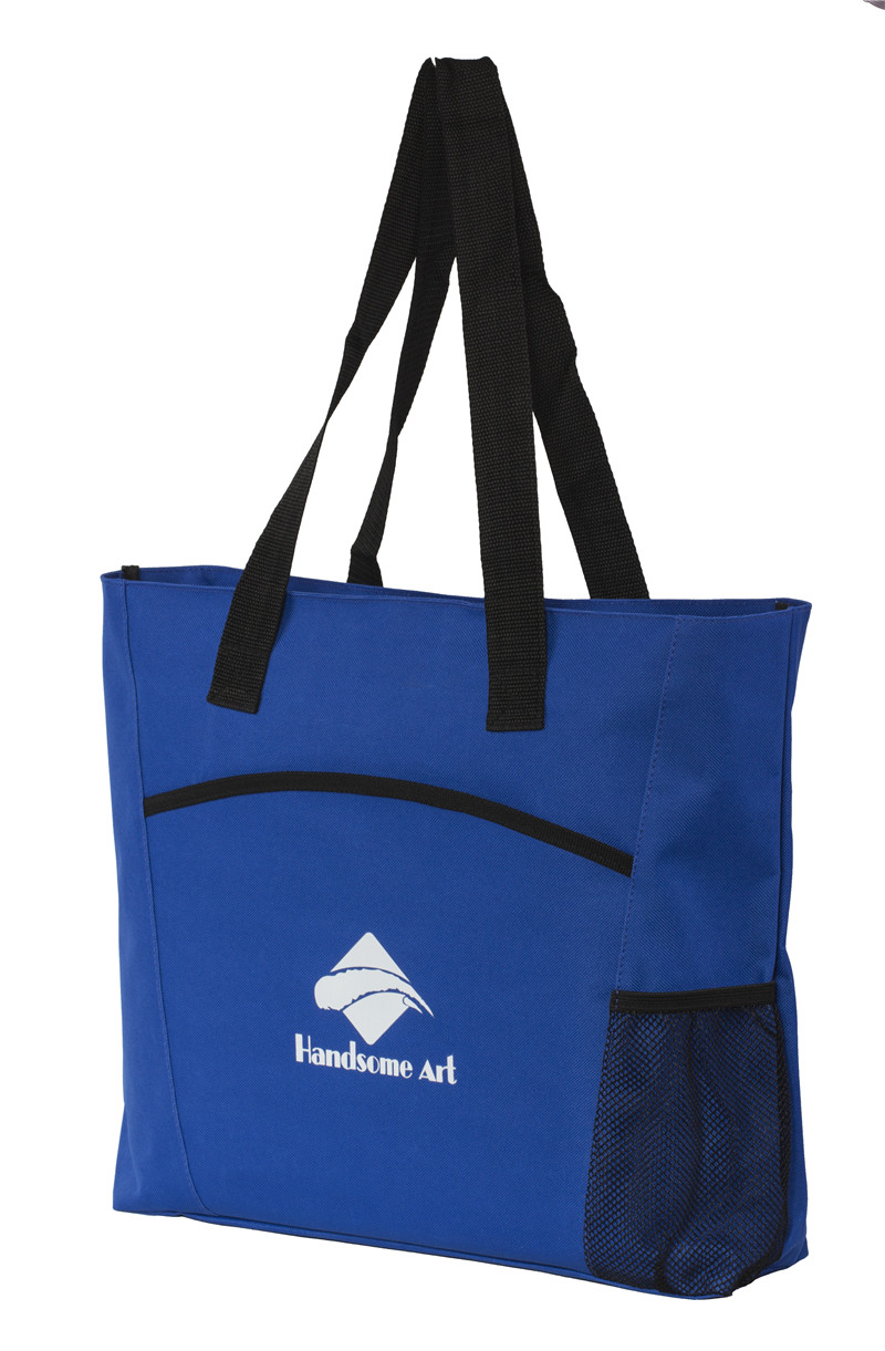Wholesale Best tote bags with mesh pocket for promotion use-HAS14067 from china suppliers