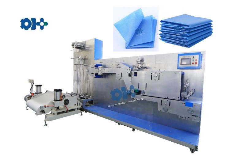 Wholesale Disposable Bed Sheet Machine Medical Bedsheet Covers Nonwoven Bed Sheet Folding Machine from china suppliers