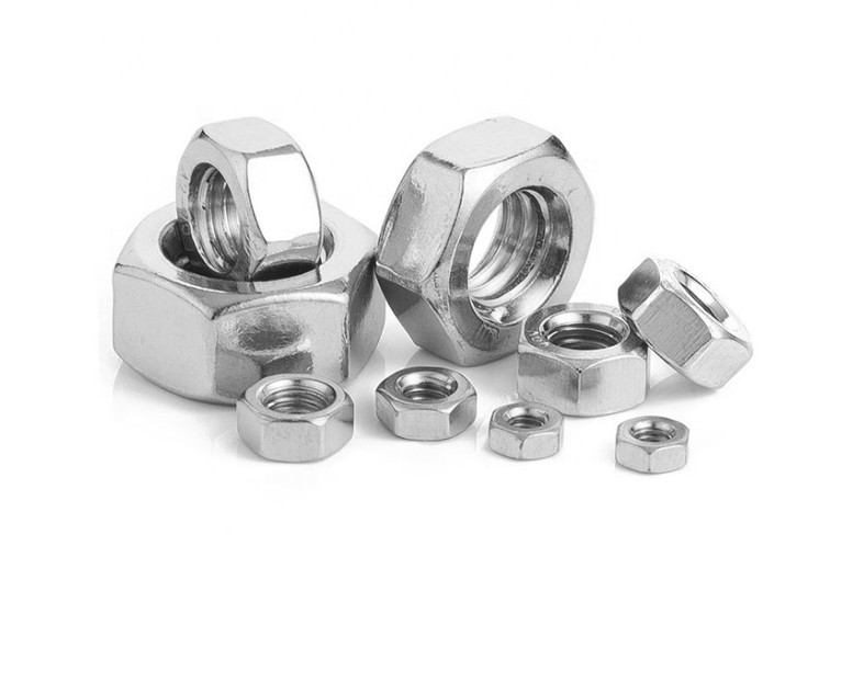 Wholesale Construction Thick Din 934 Nut Hexagonal Nut Zinc Plated Clean Smooth Surface from china suppliers