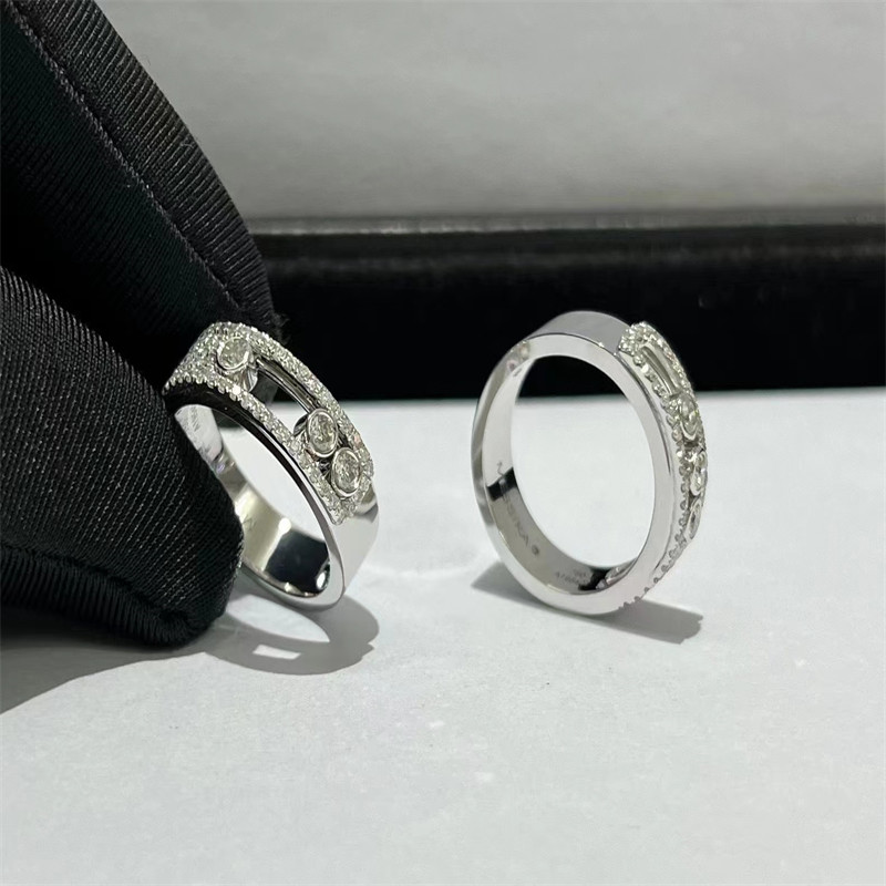 Wholesale Designer Jewelry 18k Gold Diamond Ring White Gold Diamond Rings For Anniversary Party from china suppliers