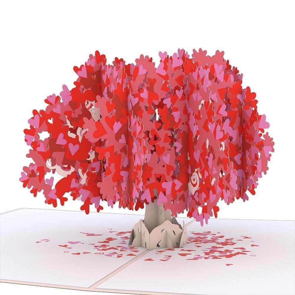 Wholesale Valentine’s Day Tree 3D Pop-up Card Best Cards to Show Your Love to Your Beloved Girl from china suppliers