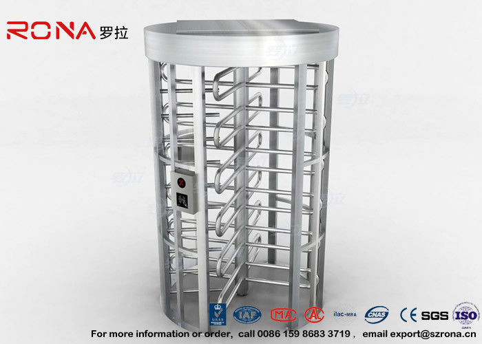 Wholesale Full Height High Security Turnstile , Controlled Access Turnstiles 304 Stainless Steel from china suppliers