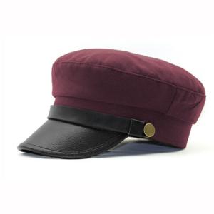 Wholesale Lightweight Unisex Military Cadet Cap Sea Captain Cap Fully Customizable from china suppliers