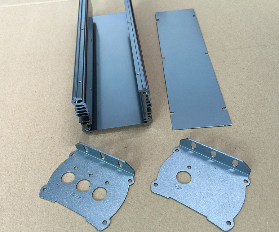 Wholesale Sand Acid Oxidation Aluminium Enclosures Aluminum Heat Sink 48*148*130 mm from china suppliers