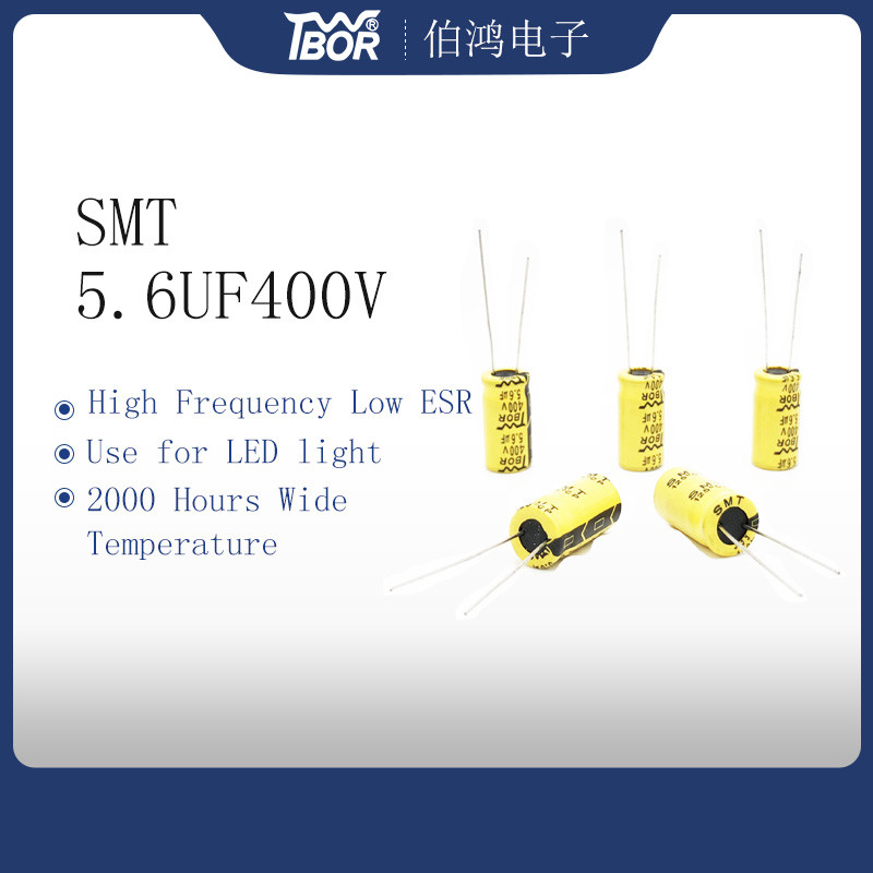 Wholesale High Temperature Circuits LED Light Capacitor 5.6UF 400V 10x20mm from china suppliers