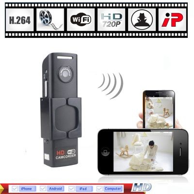 Wholesale Wholesale - H.264 HD 720P Mini Wifi IP Camera Wireless Hidden Spy Security Camera DVR CCTV from china suppliers