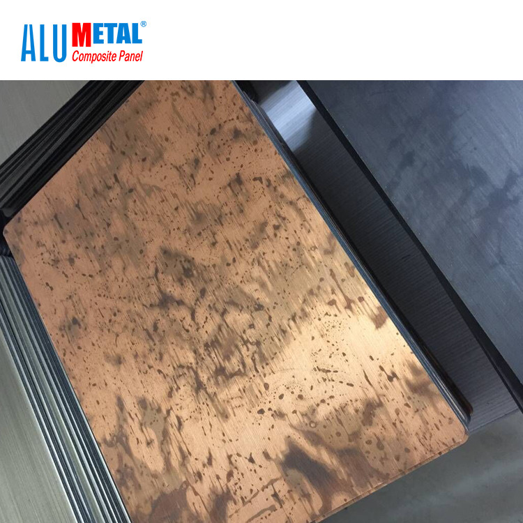Wholesale 4mm Copper Metal Composite Panel Sheet Aluminium Indoor 1000mm from china suppliers