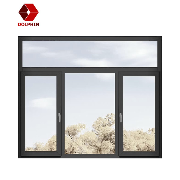 Wholesale White Aluminum Frame Casement Windows Tempered Glass Swing Open Style from china suppliers
