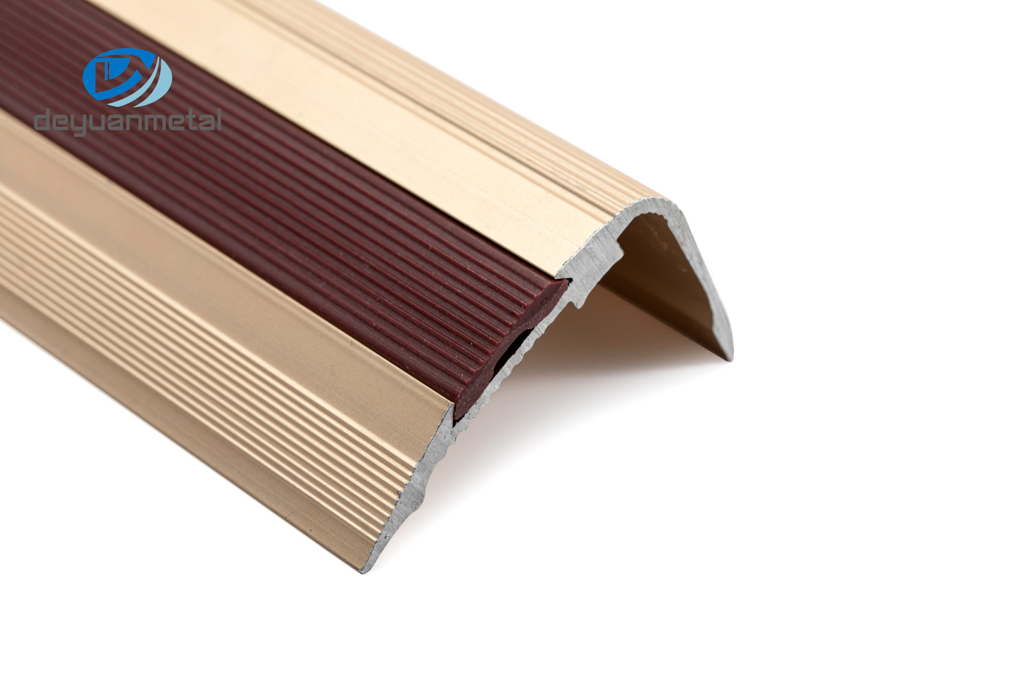 Wholesale Non Slip Aluminium Stair Nosing Edge Trim CQM Approved 3.0m Length from china suppliers