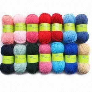 Wholesale Acrylic Yarn for Hand Knitting, Available in Various Colors from china suppliers