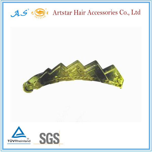 Wholesale Artstar green plastic banana hair clips for long hair from china suppliers