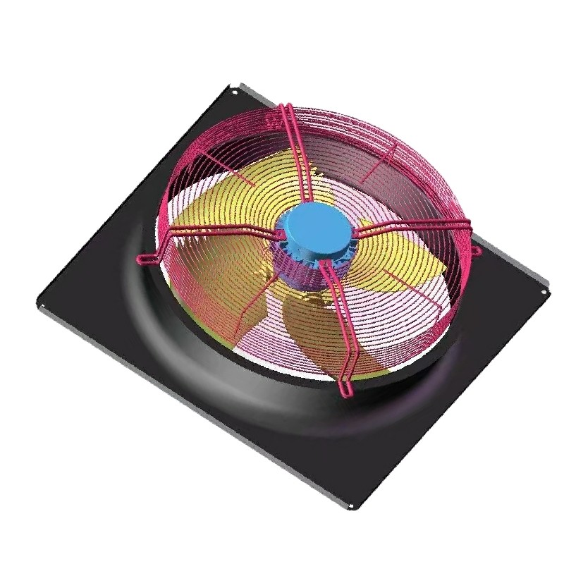 Buy cheap 380v 800w Industrial Axial Flow Fans 900mm 3 Phase Axial Fan For Frozen Cold from wholesalers