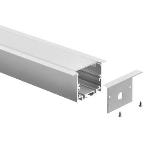 Wholesale Embedded Aluminum Recessed LED Profile 55*35mm 6063 T5 Customized Length from china suppliers