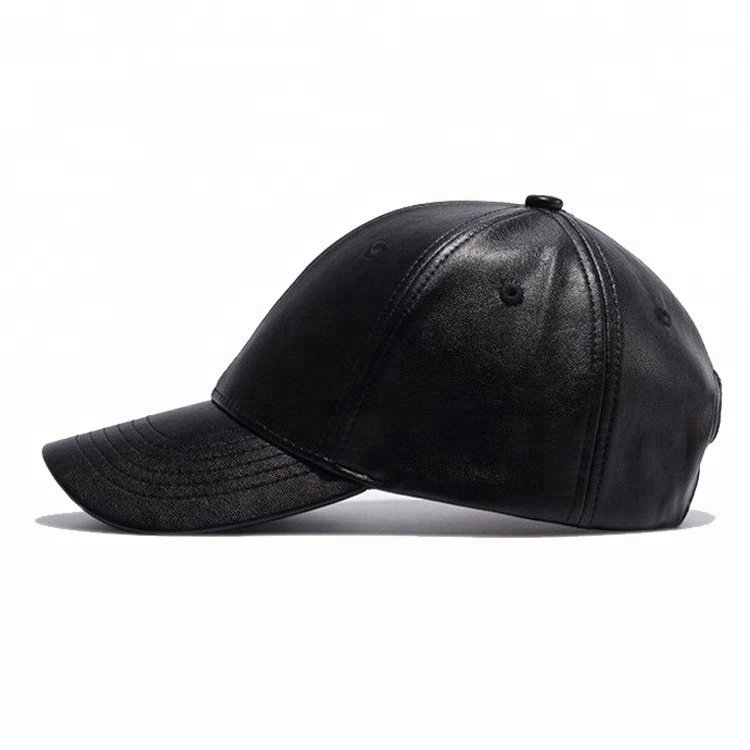 Wholesale Pu Leather Curved Sports Dad Hats Unisex Customized Size / Color / Design from china suppliers