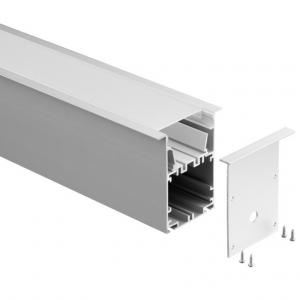 Wholesale Big Recessed LED Profile 65*75mm Silver U Shape LED Aluminum Channel from china suppliers