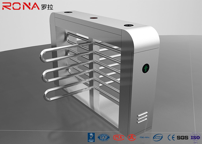 Wholesale Security Waist Height Turnstiles Entrance Stepping Driver Motor RS485 Communication Interface from china suppliers