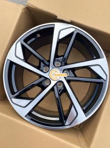 Wholesale 18 Inch ET46 5 Double Spoke Wheels , 66.5 Hole Rim For Audi from china suppliers