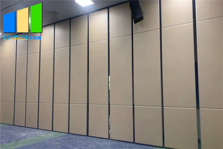 Wholesale EBUNGE Movable Acoustic Wall Partition System With Fabric Surface 4.6M Height from china suppliers