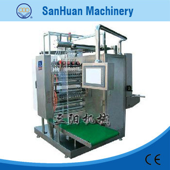 Wholesale High Speed 3 Phase 4 Wire Four Side Sealing Packing Machine For Soy Sauce / Peanut Oil from china suppliers