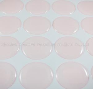 Wholesale 1"  PINK GLOW-IN-THE-DARK EPOXY RESIN STICKERS from china suppliers
