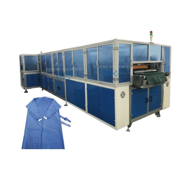 Wholesale Automatic Disposable Non Woven Surgical Apron Protective Clothing Making Machine from china suppliers