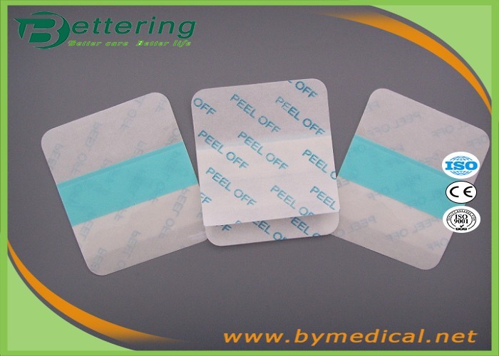 Wholesale Non frame shape permeable transparent PU IV Cannula Dressing breathable waterproof PU film wound dressing plaster from china suppliers