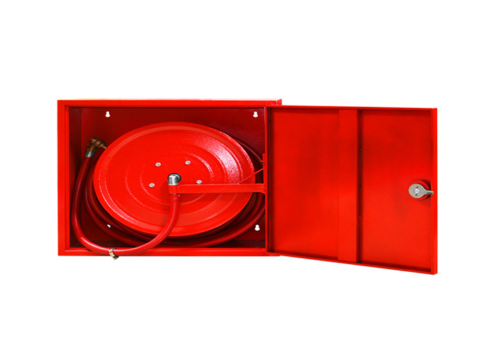 Wholesale Solid Door Red Color OEM 130Kg Fire Hose Reel Cabinet from china suppliers