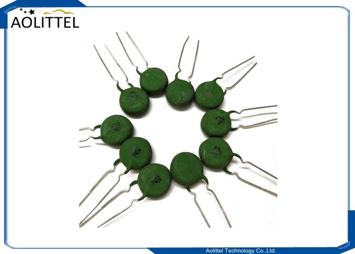 Wholesale 15mm Thermistor PTC 15P 15mm Pitch 5mm 100R 120 Degree Thermal Resistor 200mA Green For Telecom AC Circuit from china suppliers