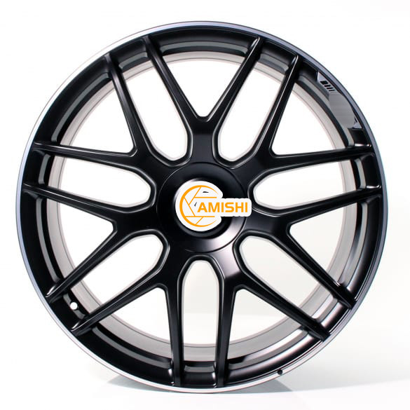 Wholesale Forged Cross Sopke 22 Inch Matte Black Alloy Rims For Mercedes Benz from china suppliers