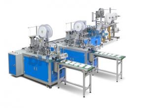 Wholesale Fully Automatic 3 Layer Inner Loop Medical Face Mask Machine (1+2) from china suppliers