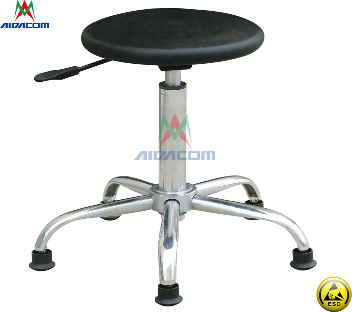 Wholesale Cleanroom 10e8 Ohm 620mm Adjustable ESD Antistatic Chair from china suppliers