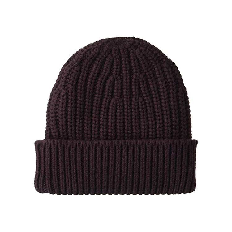 Wholesale Trendy Warm 56cm Knit Beanie Hats Plain Dyed Waterproof from china suppliers