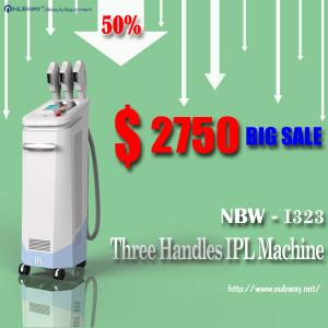 Wholesale big promotion three handle IPL lamp beauty hair removal beauty machines for wrinkles acne from china suppliers