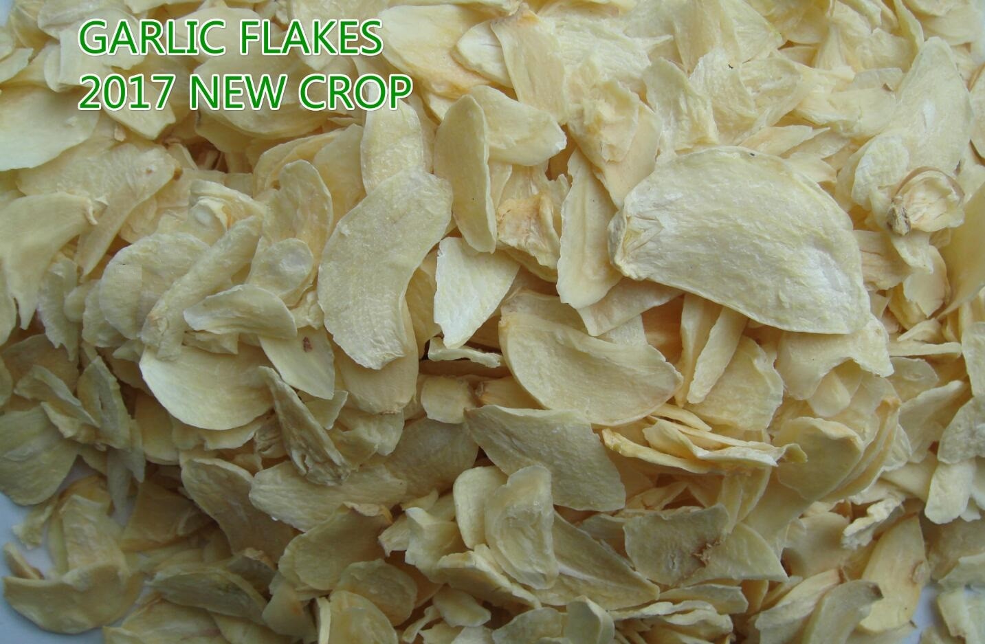 Wholesale Orgnic dehydrated garlic flakes2.0-26MM ,2017 new crop,pure natural garlic products from china suppliers