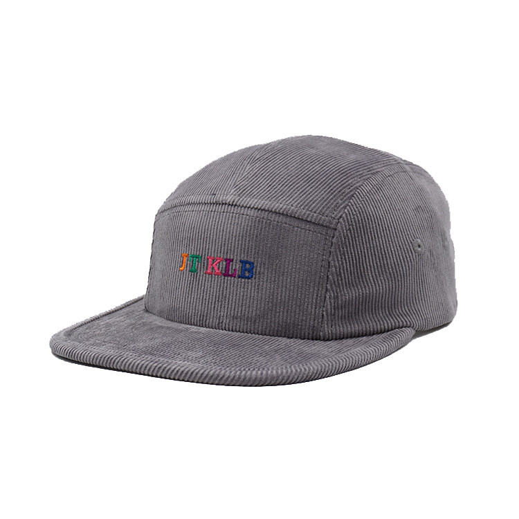 Buy cheap Grey 5 Panel Trucker Cap Visor Unisex Premium Baseball Hat Snapback Adjustable from wholesalers